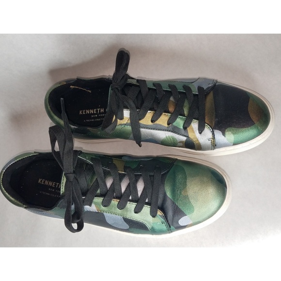 kenneth cole camo sneakers